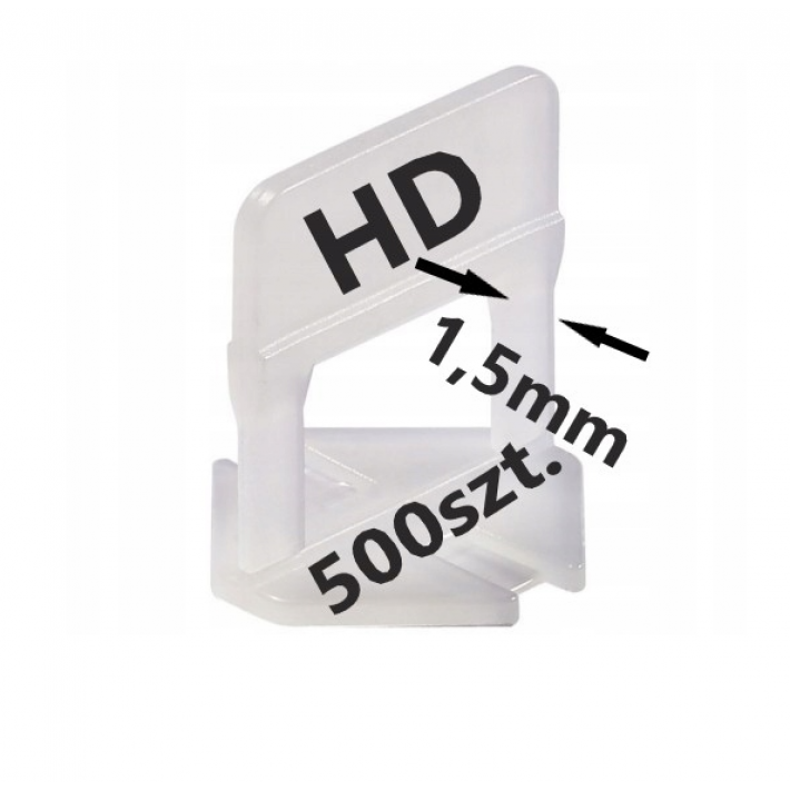RAIMONDI KLIPSY POZIOMOWANIA 500szt. 1,5mm NEW HD RAIMONDI KLIPSY POZIOMOWANIA 500szt. 1,5mm NEW HD