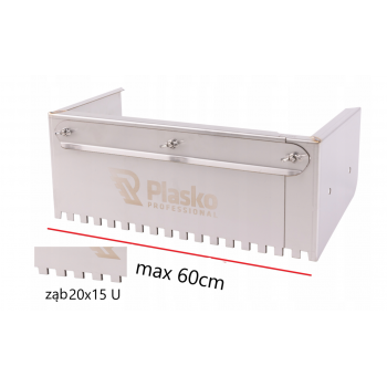 PLASKO SLIDE-20x15 REGULOWANA PACA ZĘBATA Z OSŁONAMI max 600mm PLASKO SLIDE-20x15 REGULOWANA PACA ZĘBATA Z OSŁONAMI max 600mm
