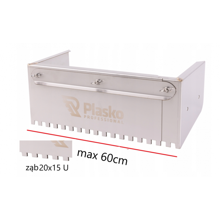 PLASKO SLIDE-20x15 REGULOWANA PACA ZĘBATA Z OSŁONAMI max 600mm PLASKO SLIDE-20x15 REGULOWANA PACA ZĘBATA Z OSŁONAMI max 600mm