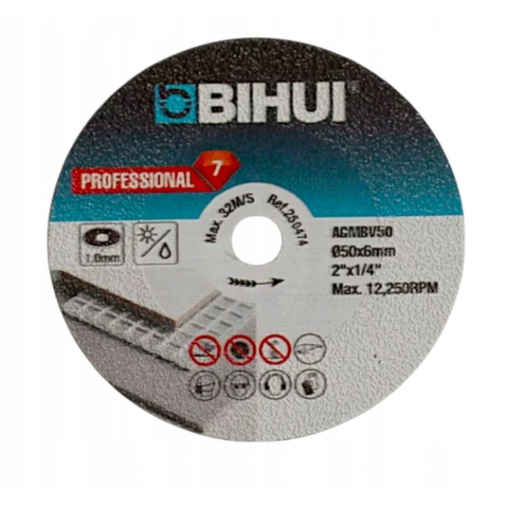 BIHUI MINI TARCZA DIAMENTOWA DO CIĘCIA UNIWERSALNA 50mm BIHUI MINI TARCZA DIAMENTOWA DO CIĘCIA UNIWERSALNA 50mm