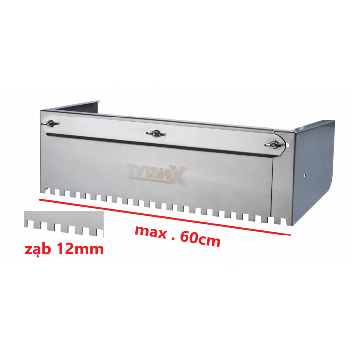 TYTANX SLIDE 12 REGULOWANA PACA ZĘBATA Z OSŁONAMI max. 600mm - INSTAR
