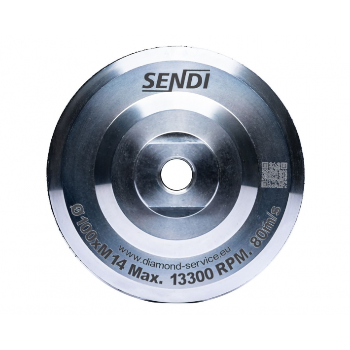 SENDI ADAPTER DO PADÓW RZEP 100mm ALUMINIOWY M14