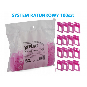 4LEVEL REPLACE RATUNKOWY SYSTEM POZIOMOWANIA DO ZERWANYCH KLIPSÓW 100SZT.