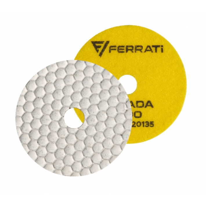 PAD POLERSKI DYSK DO SZLIFOWANIA PŁYTEK GRESU 100MM GR.100 FERRATI STRADA