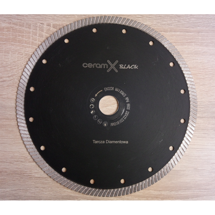 Tarcza diamentowa Ceram-X Black Turbo 230/25,4mm