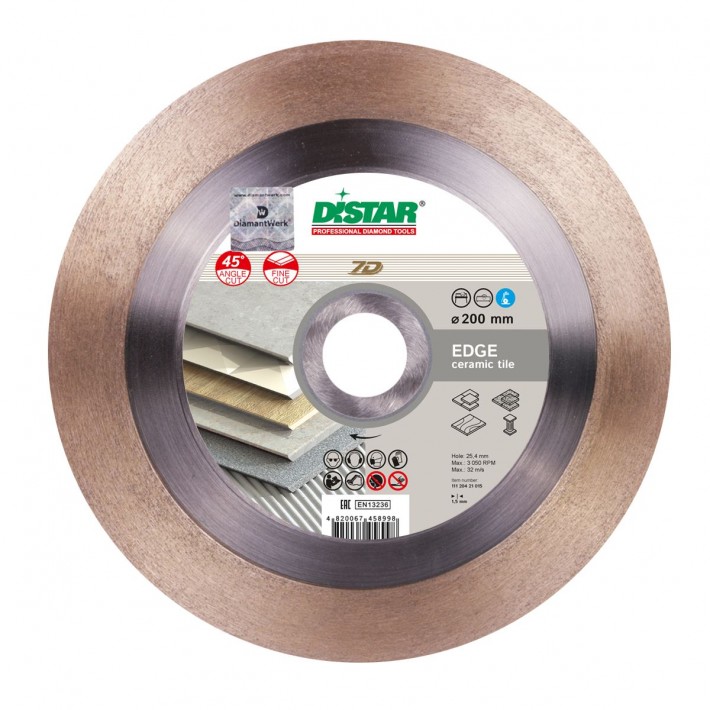 DISTAR TARCZA DIAMENTOWA EDGE 230MM DO GRESU 45st.