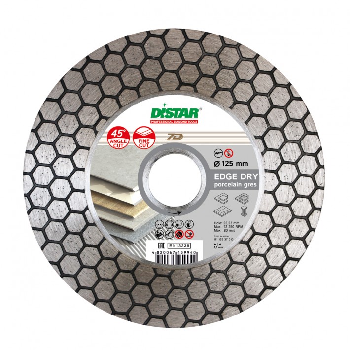 DISTAR TARCZA DIAMENTOWA EDGE DRY 115MM 45st GRES