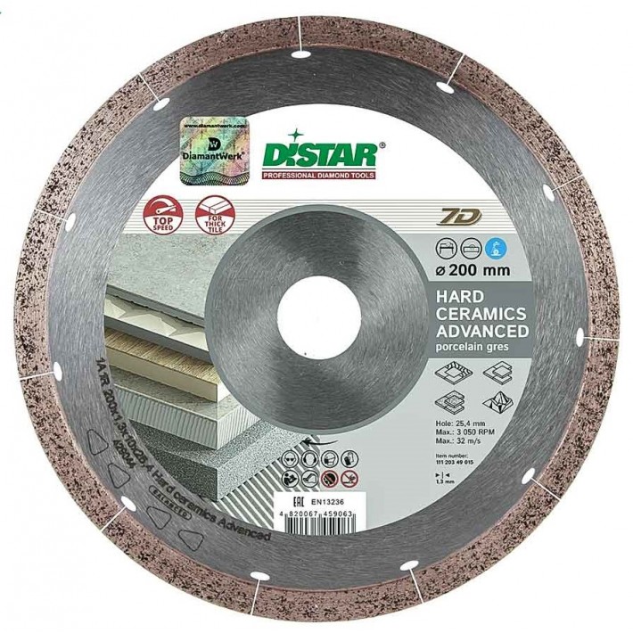 DISTAR TARCZA DIAMENTOWA HARD CERAMICS 200/25,4 MM