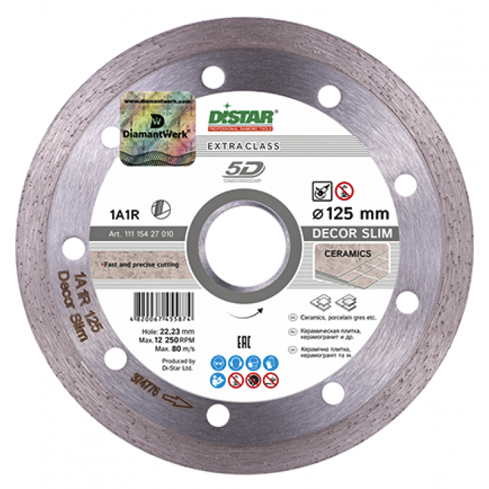 DISTAR TARCZA DIAMENTOWA DECOR SLIM 115MM DO GRESU