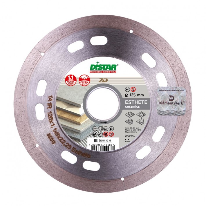 DISTAR TARCZA DIAMENTOWA ESTHETE 115MM DO CERAMIKI