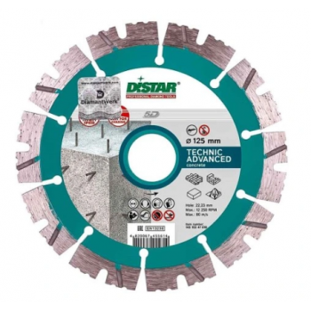 DISTAR TARCZA DIAMENTOWA TECHNIC ADVANCED 125MM