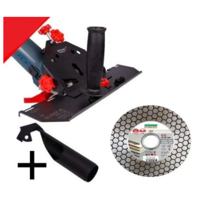 MECHANIC SLIDER 45 +PIPE +EDGE DRY 125MM 45 STOPNI