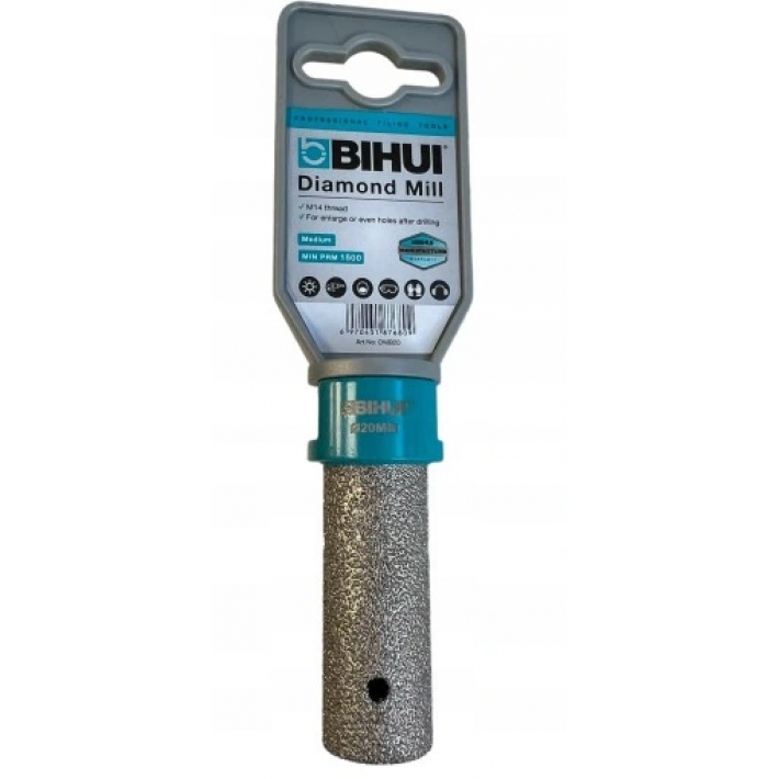 BIHUI FREZ PALCOWY DIAMENTOWY DO GRESU 20MM M14