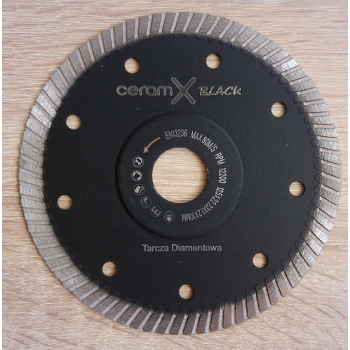 Tarcza diamentowa Ceram-X Black Turbo do cięcia gresu 125mm